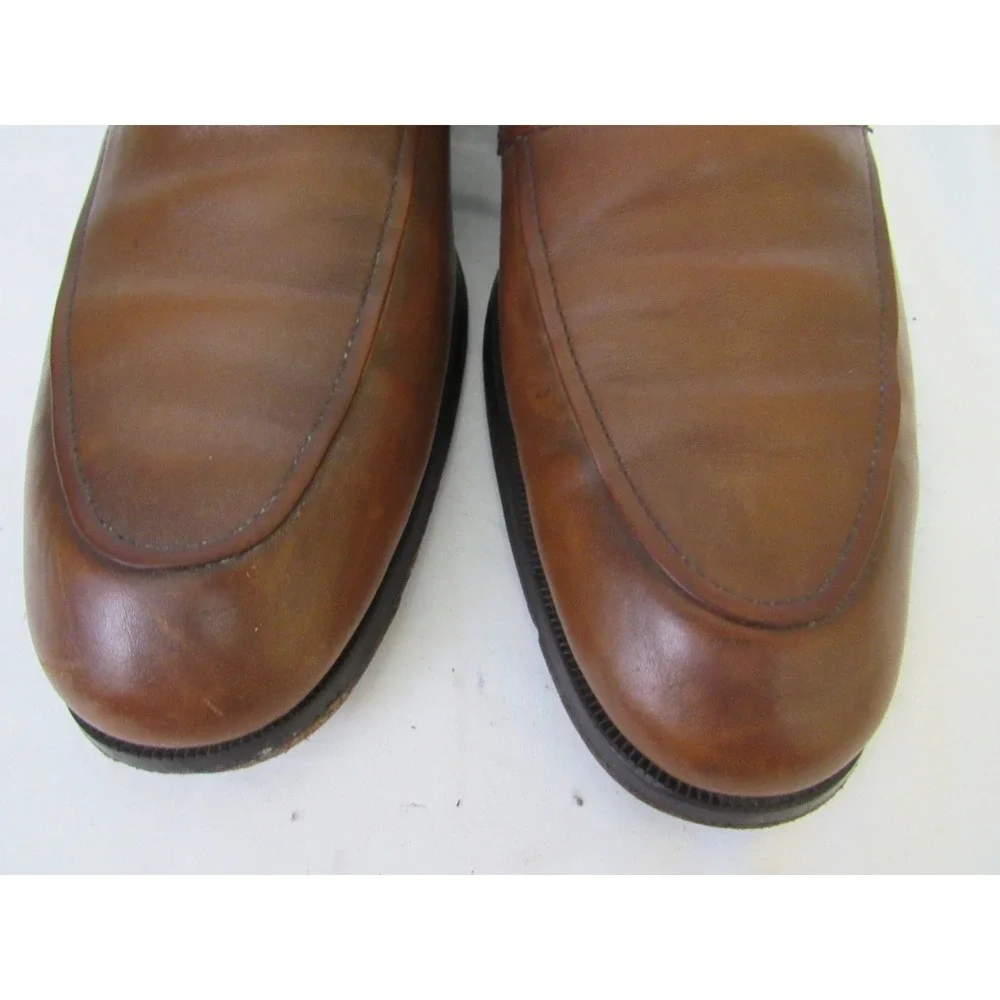 BANANA REPUBLIC Italian Leather Ortholite Slip‎ on Loafer Shoes Tan Size 9M